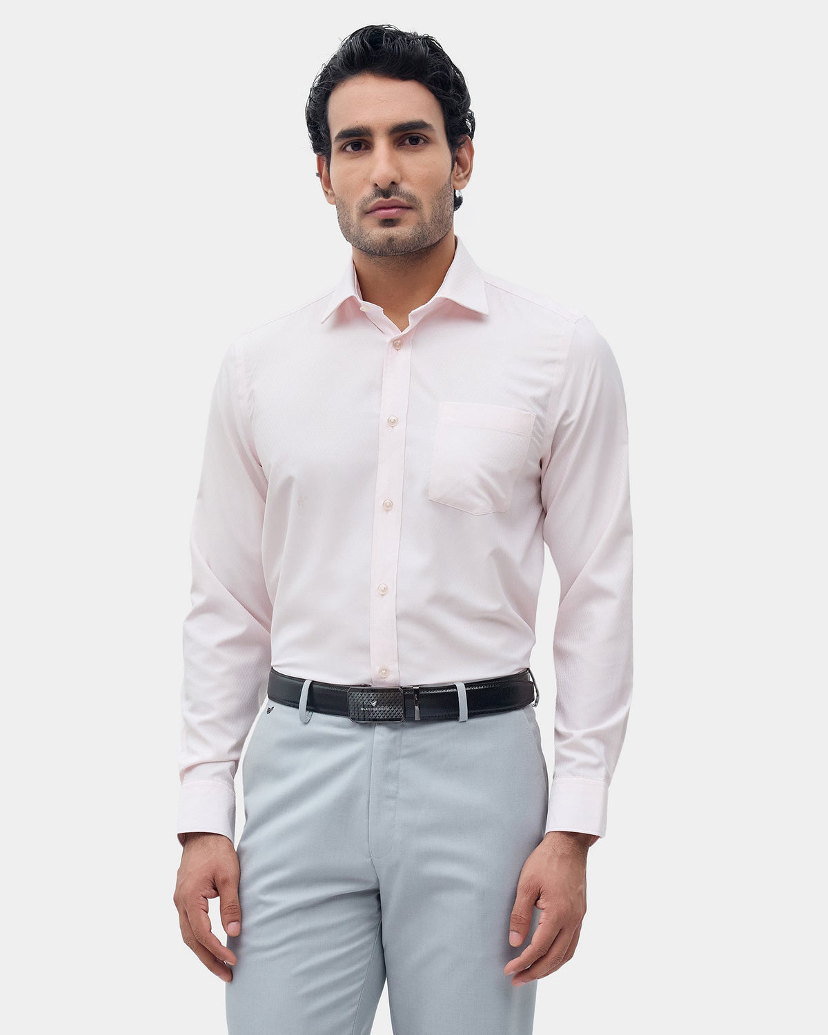 Light Pink Textured Shirt - Persia