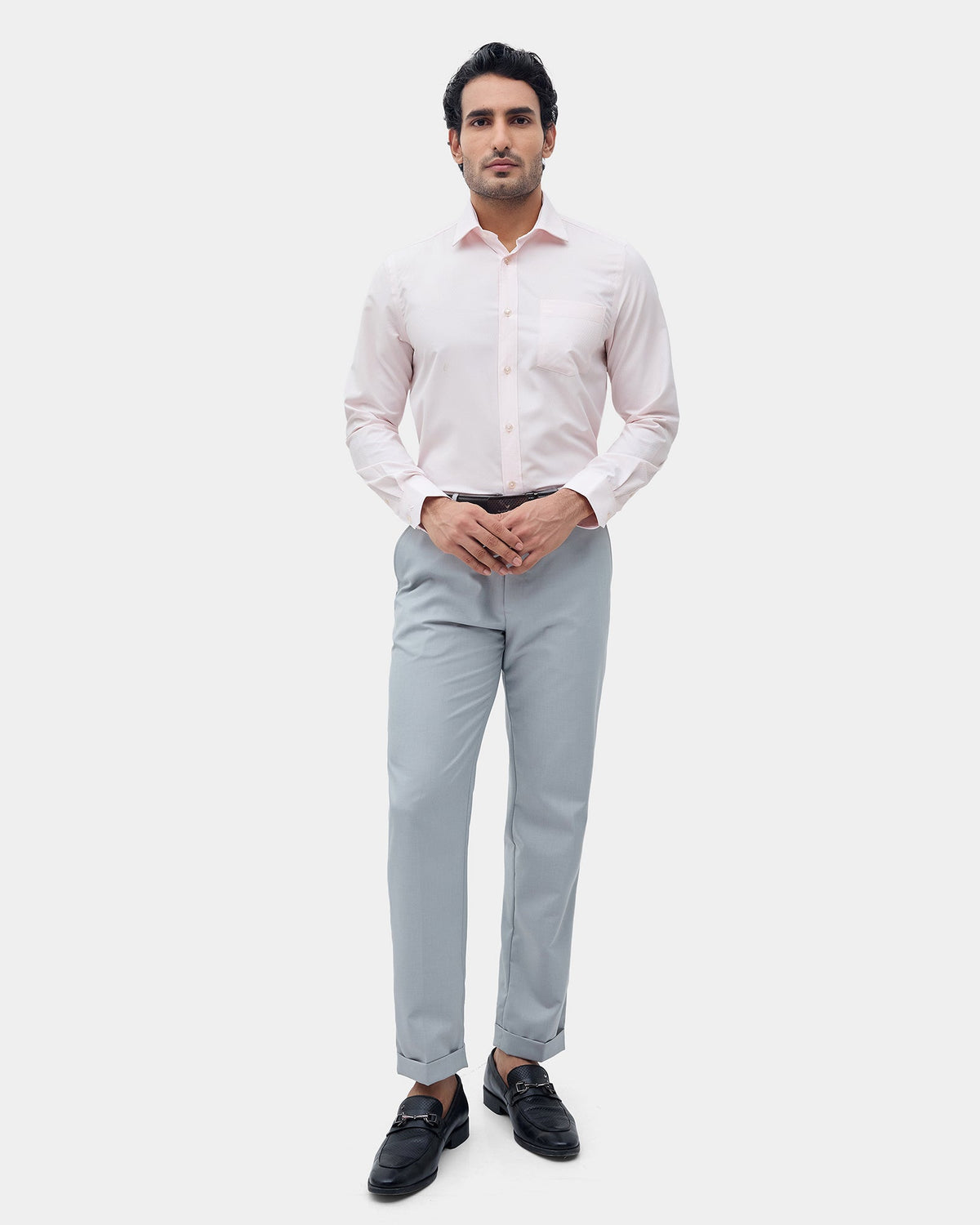 Light Pink Textured Shirt - Persia