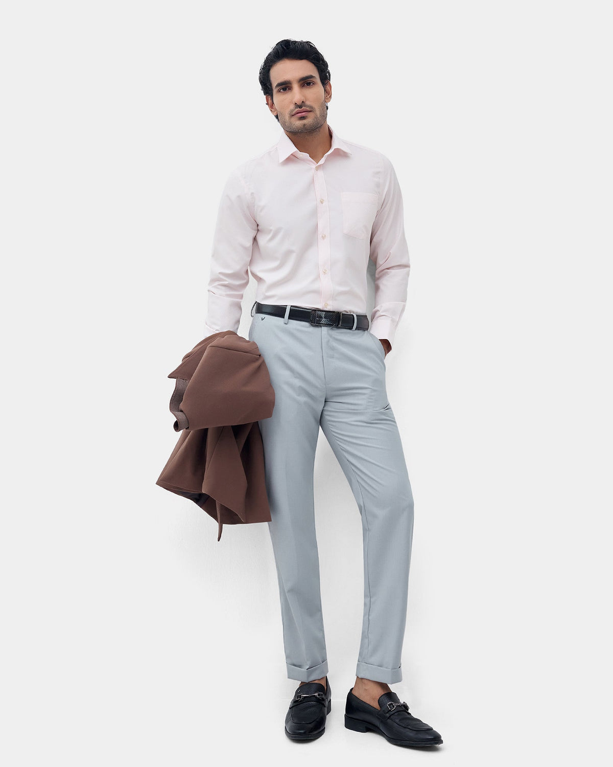 Light Pink Textured Shirt - Persia