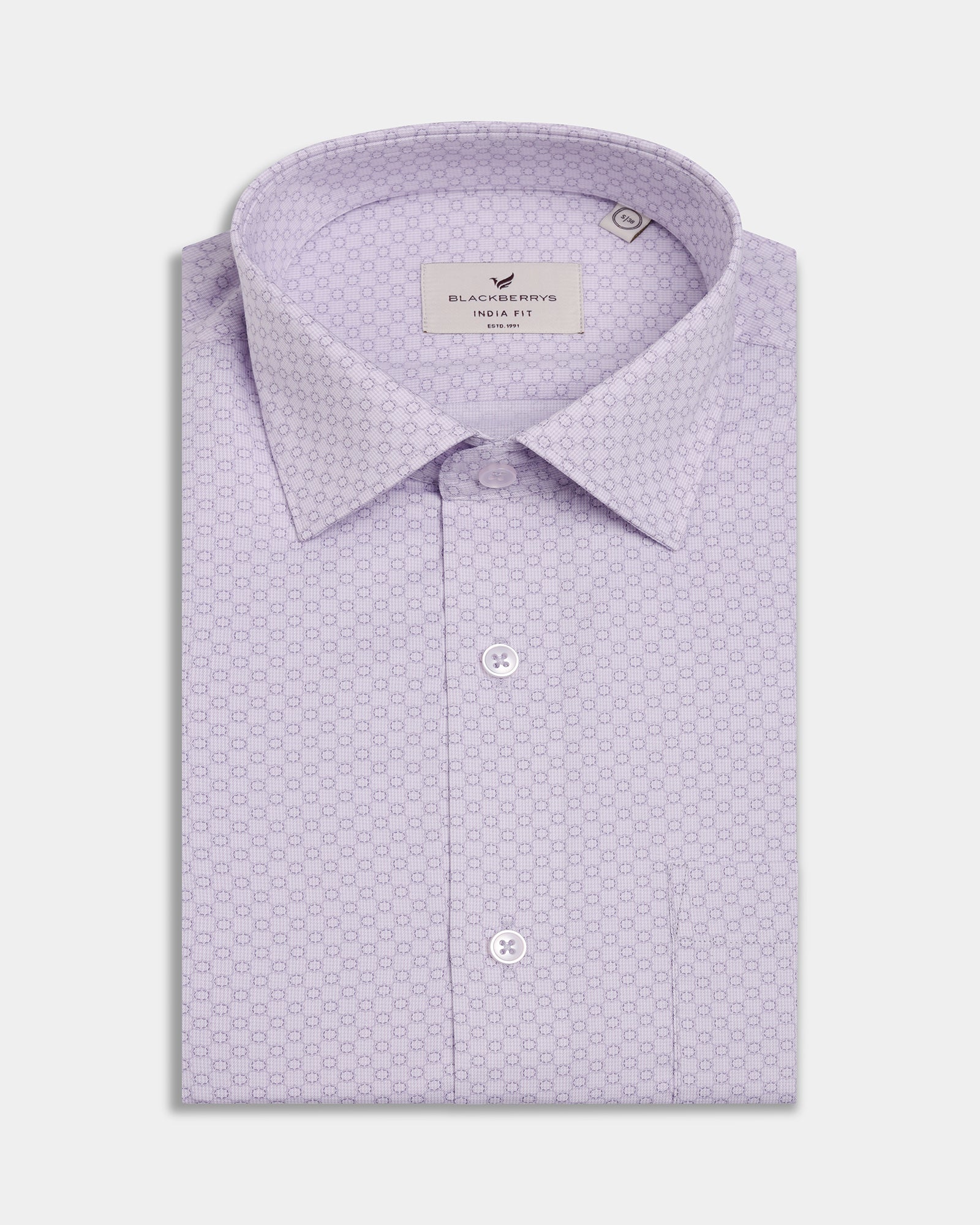 Lilac Printed Shirt - Livo