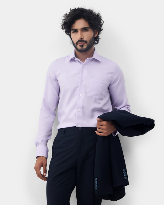 Lilac Textured Shirt - Claron