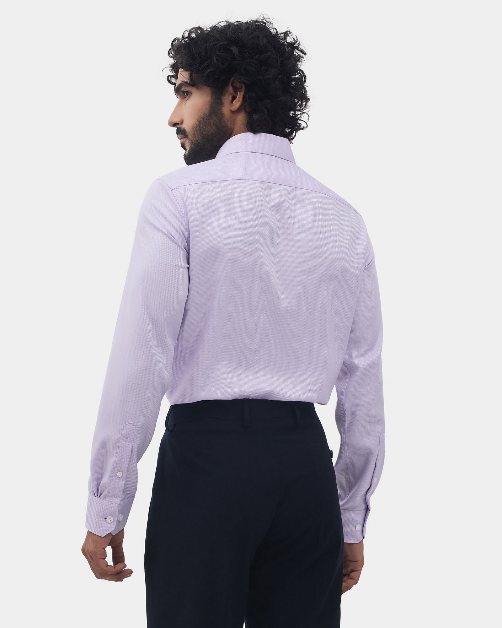 Lilac Textured Shirt - Claron