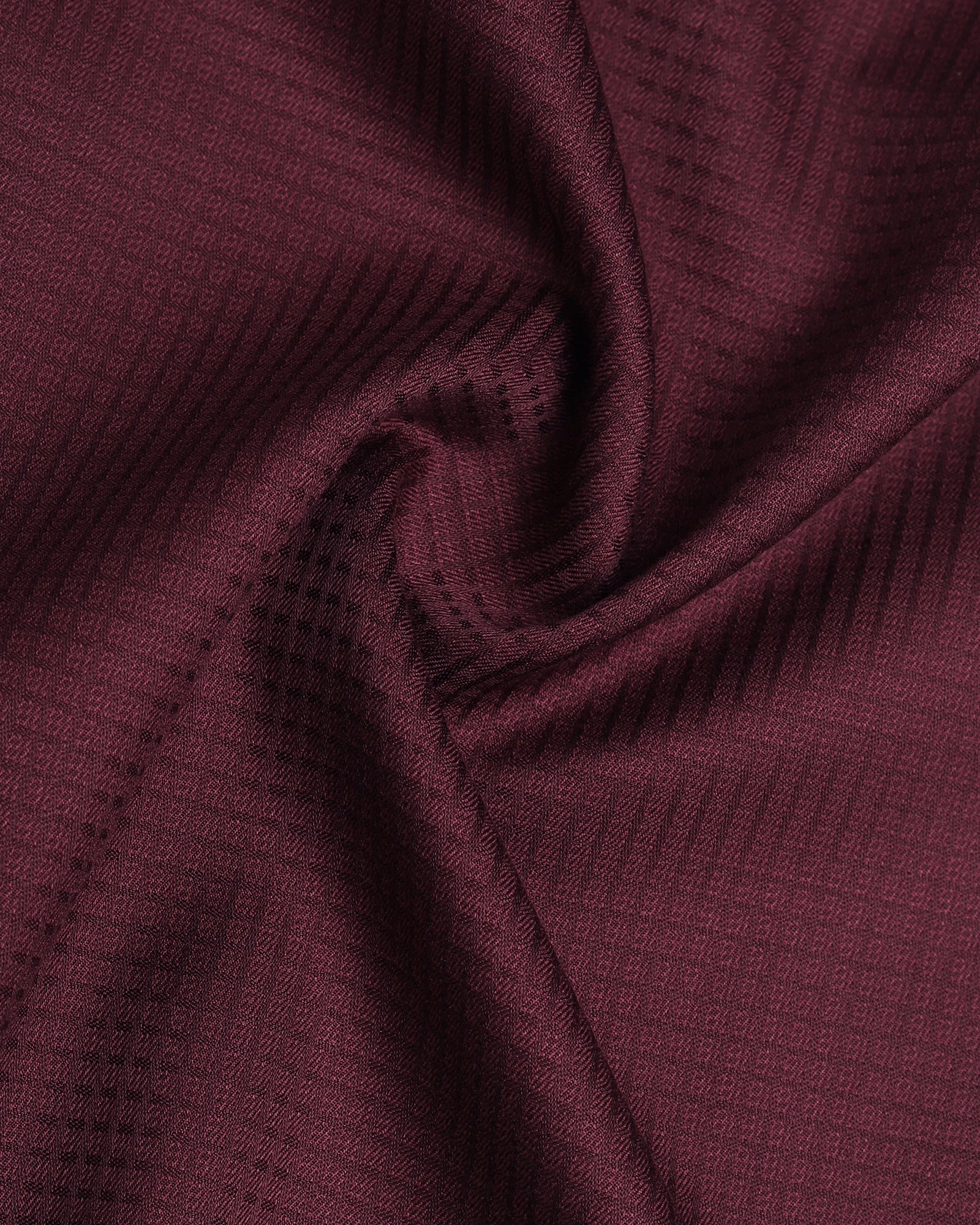 Maroon Luxe Check Shirt - Omega