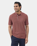 Marron Brown TechPro Solid Polo - Choi