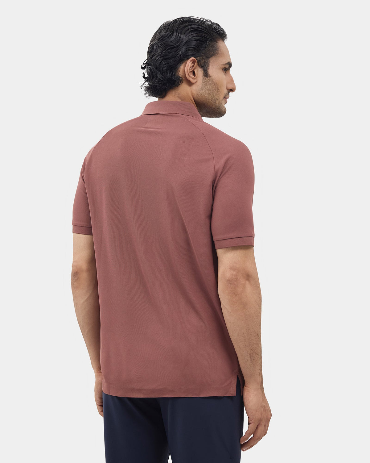 Marron Brown TechPro Solid Polo - Choi