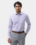 Mauve Non Iron Textured Shirt - Elon