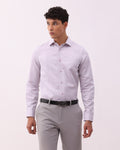 Mauve Linen Solid Shirt - Kaden