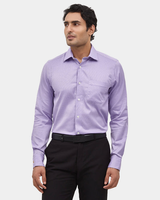 Mauve Textured Shirt - Venue