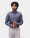 Mid Blue Textured Shirt - Soben