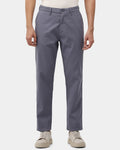 Mid Grey Textured Khakis - Rosa
