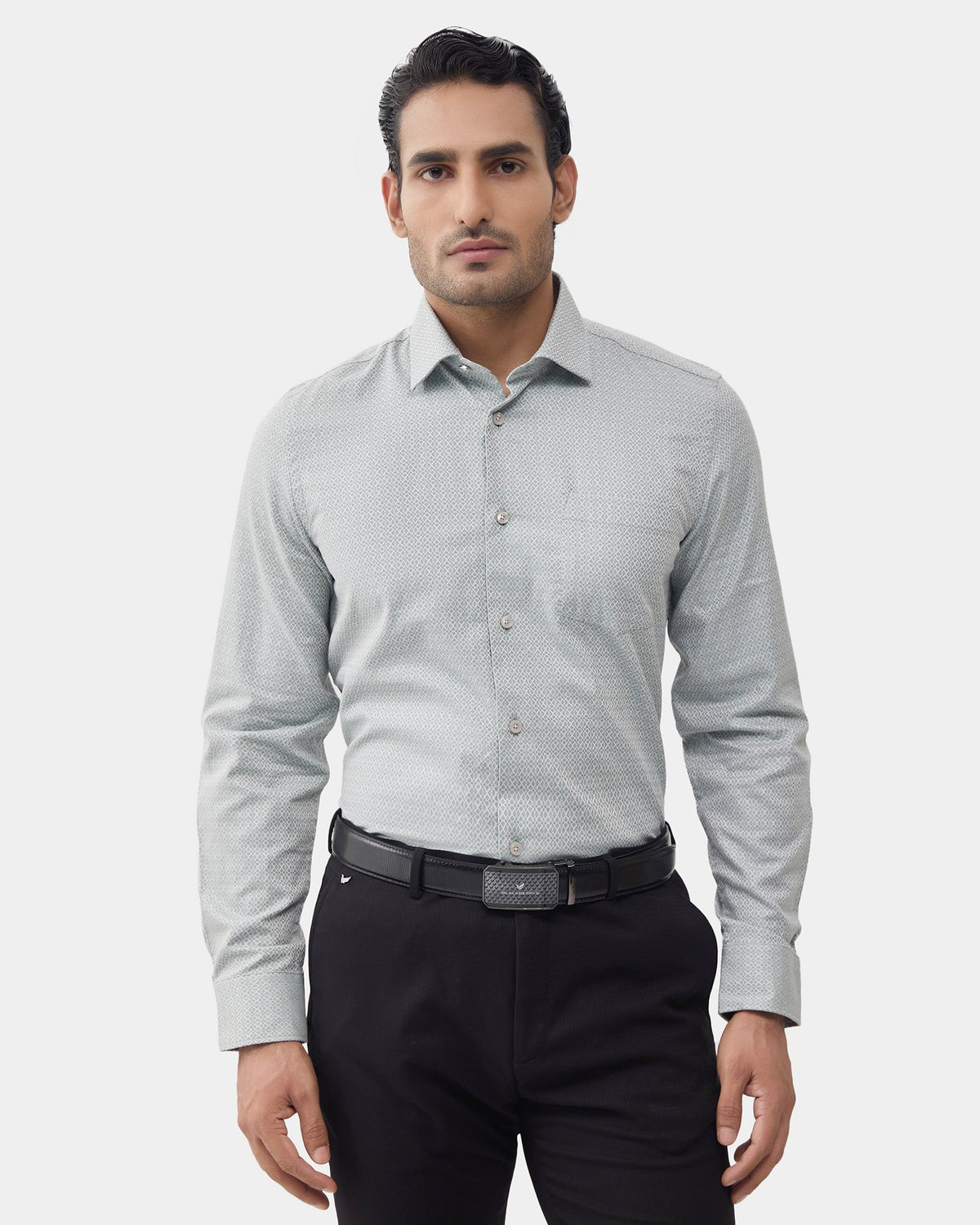 Mint Jacquard Shirt - Fein