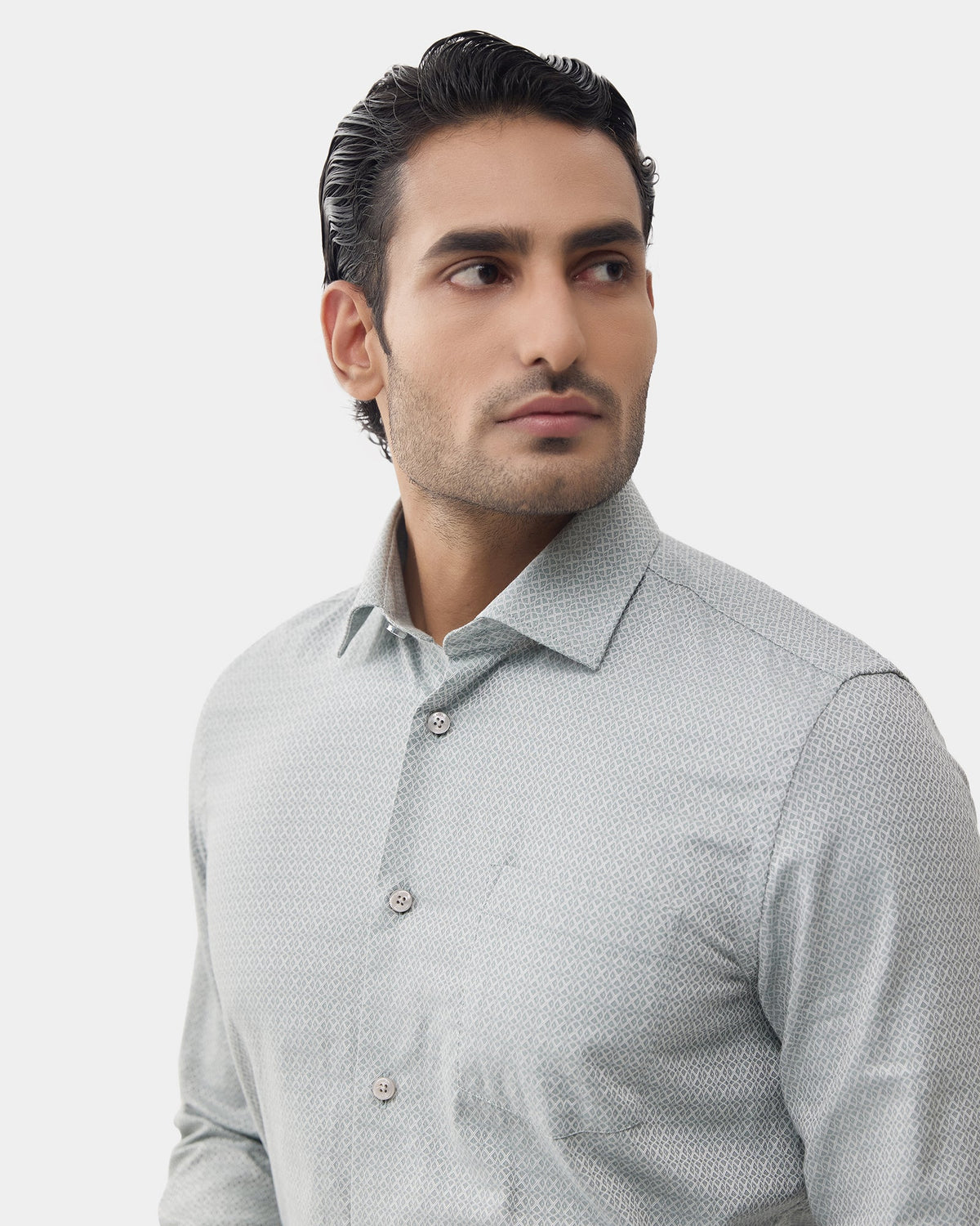 Mint Jacquard Shirt - Fein