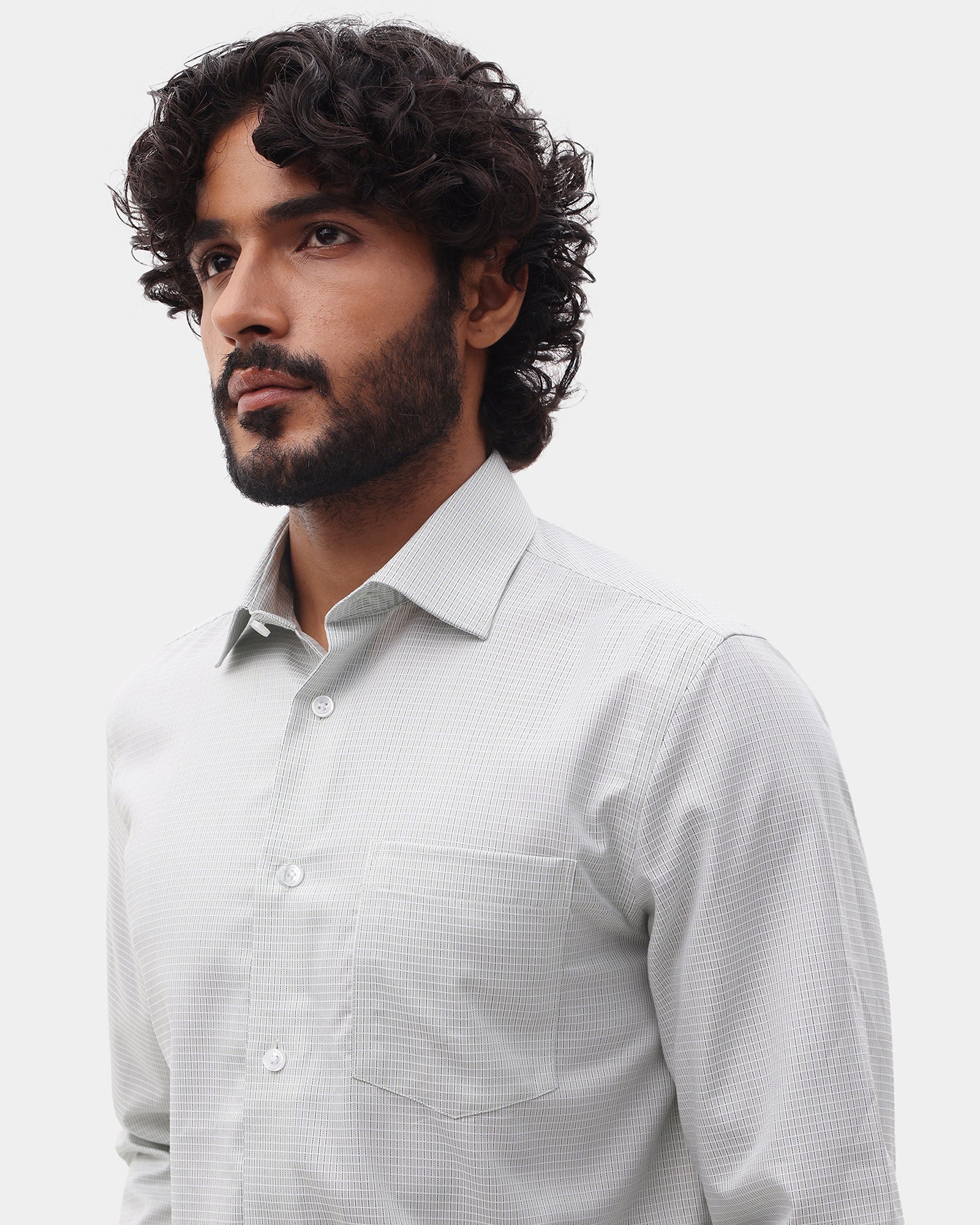 Mint Check Shirt - Elix
