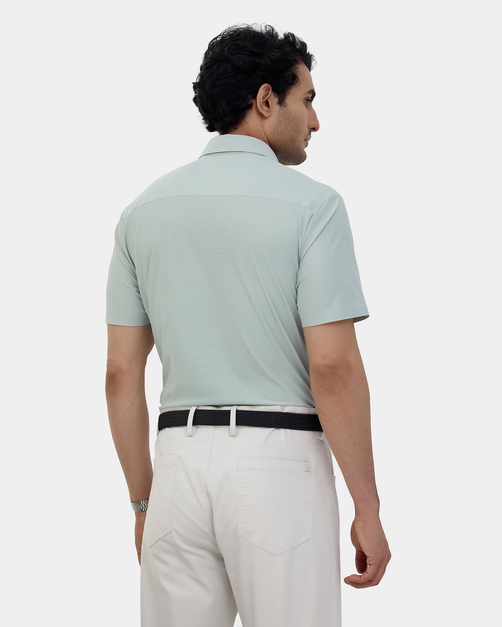 Mint TechPro Textured Shirt - Kanon