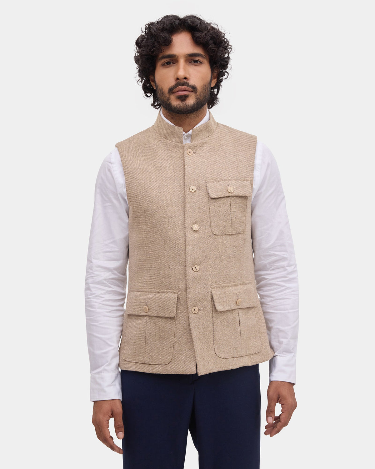 Mouse Textured Waistcoat - Scholar