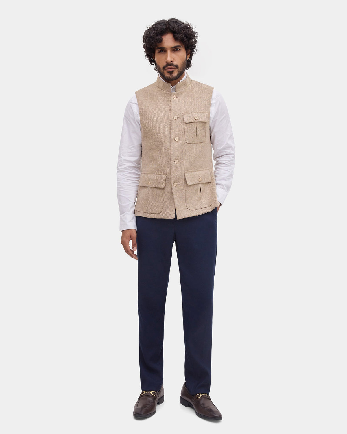 Mouse Textured Waistcoat - Scholar