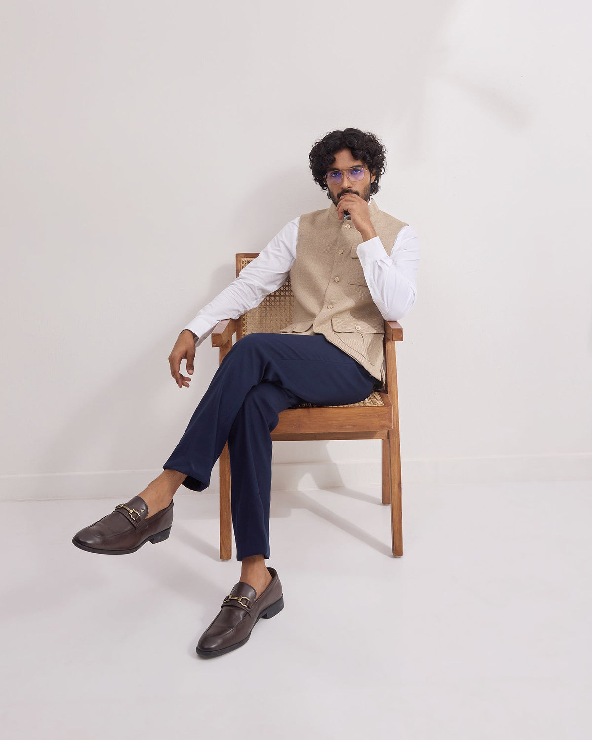 Mouse Textured Waistcoat - Scholar