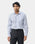 Blue Non Iron Stripe Shirt - Eden