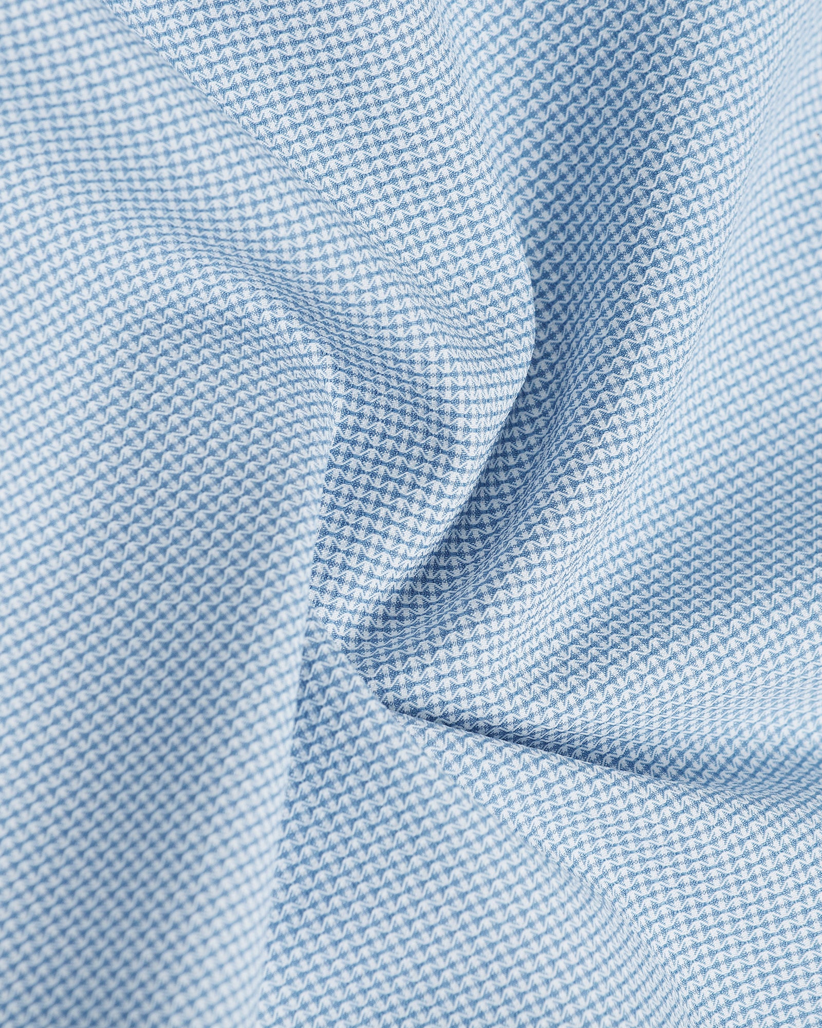 Blue Unwrinkle Textured Shirt - Russel E