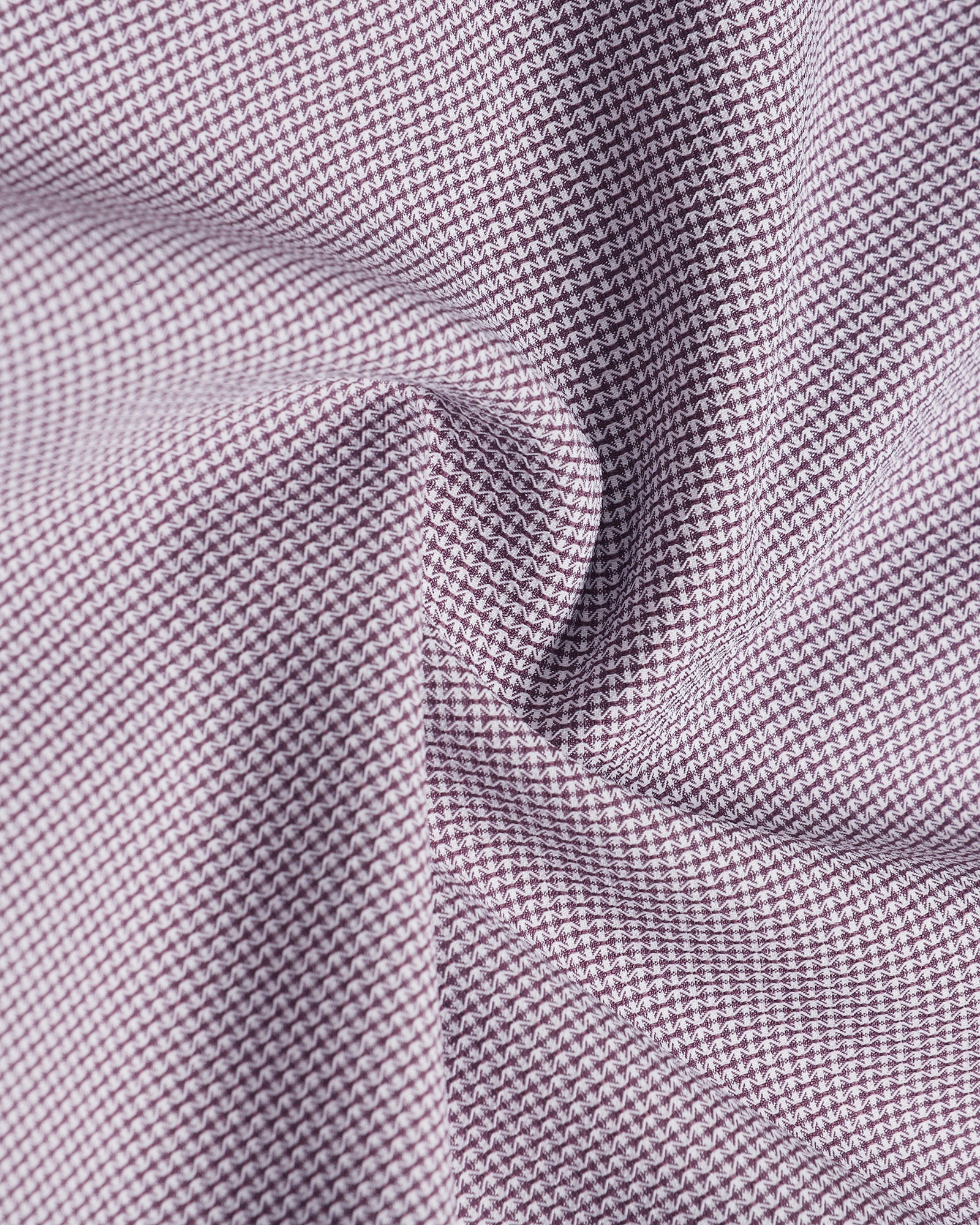 Maroon Unwrinkle Textured Shirt - Russel E