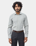 LONG SLEEVE EASE FIT DOBBY SHIRT