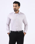 LONG SLEEVE SLIM FIT DOBBY SHIRT
