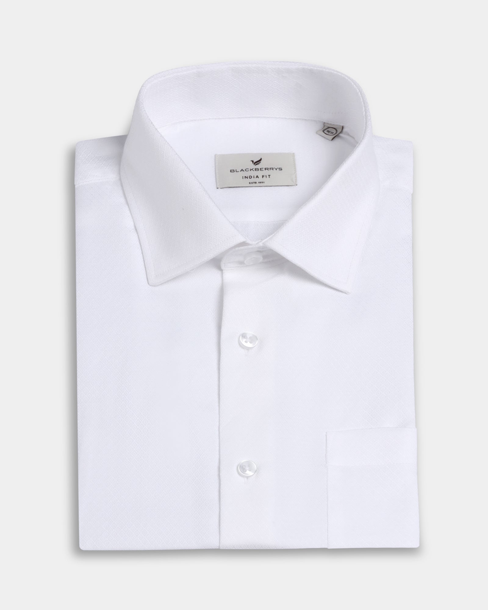 White Textured Shirt - Bridget