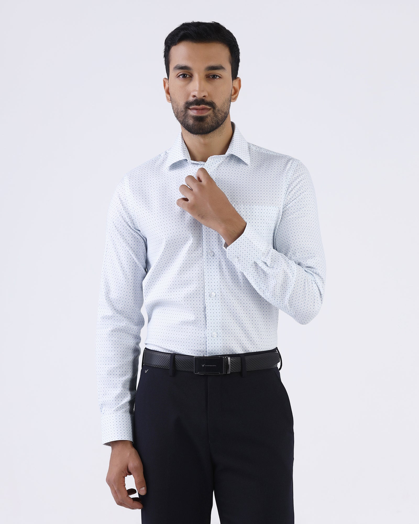 LONG SLEEVE SLIM FIT PRINT SHIRT