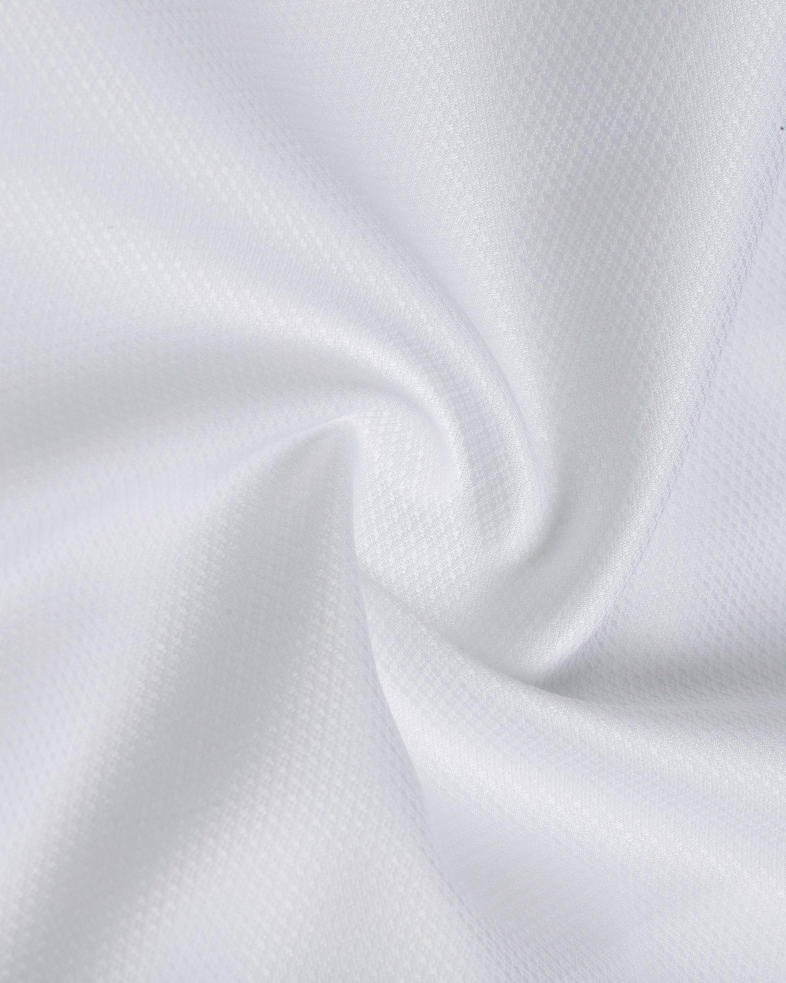 White Unwrinkle Textured Shirt - P31