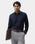Navy Textured Shirt - Derek