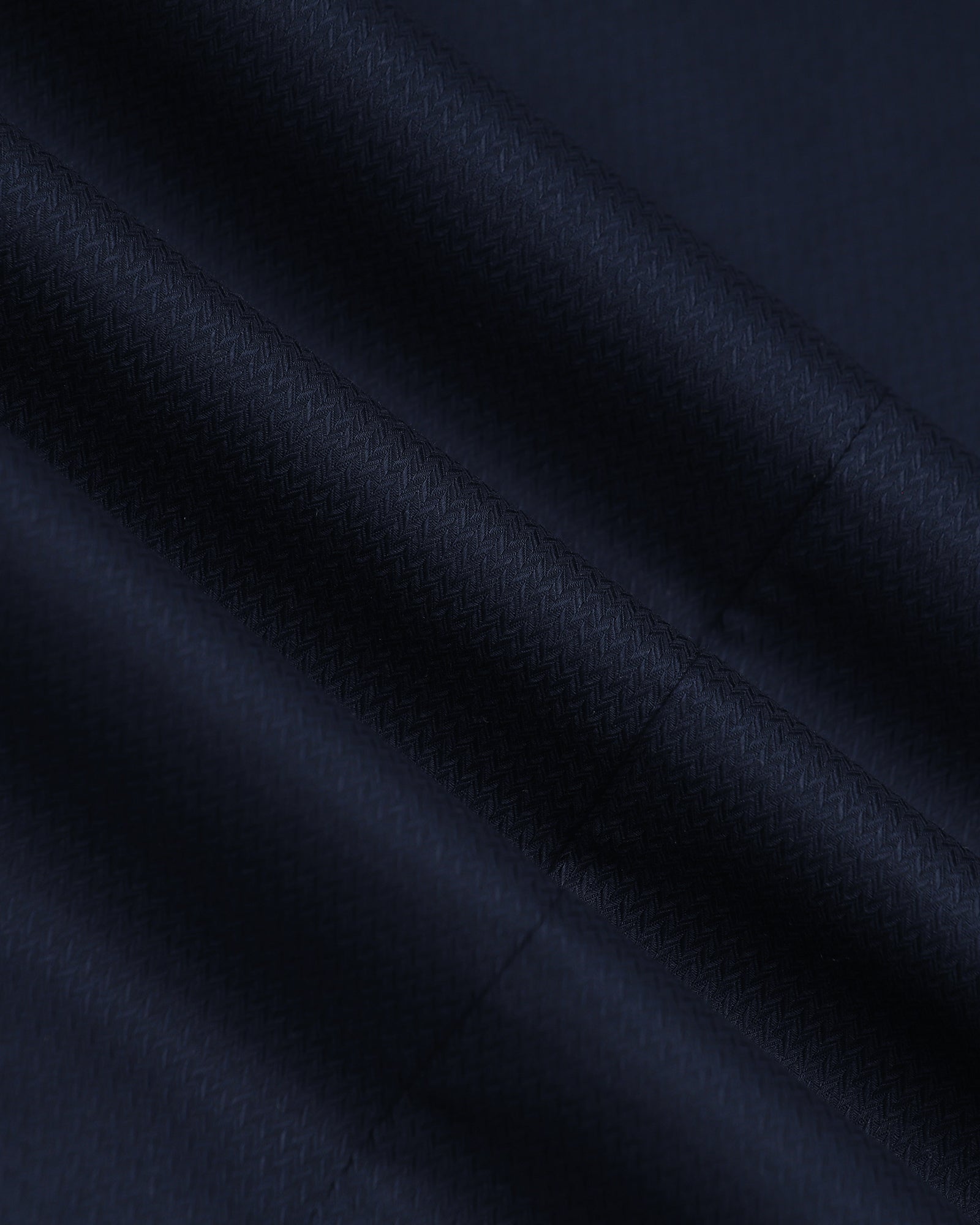 Navy Textured Shirt - Derek