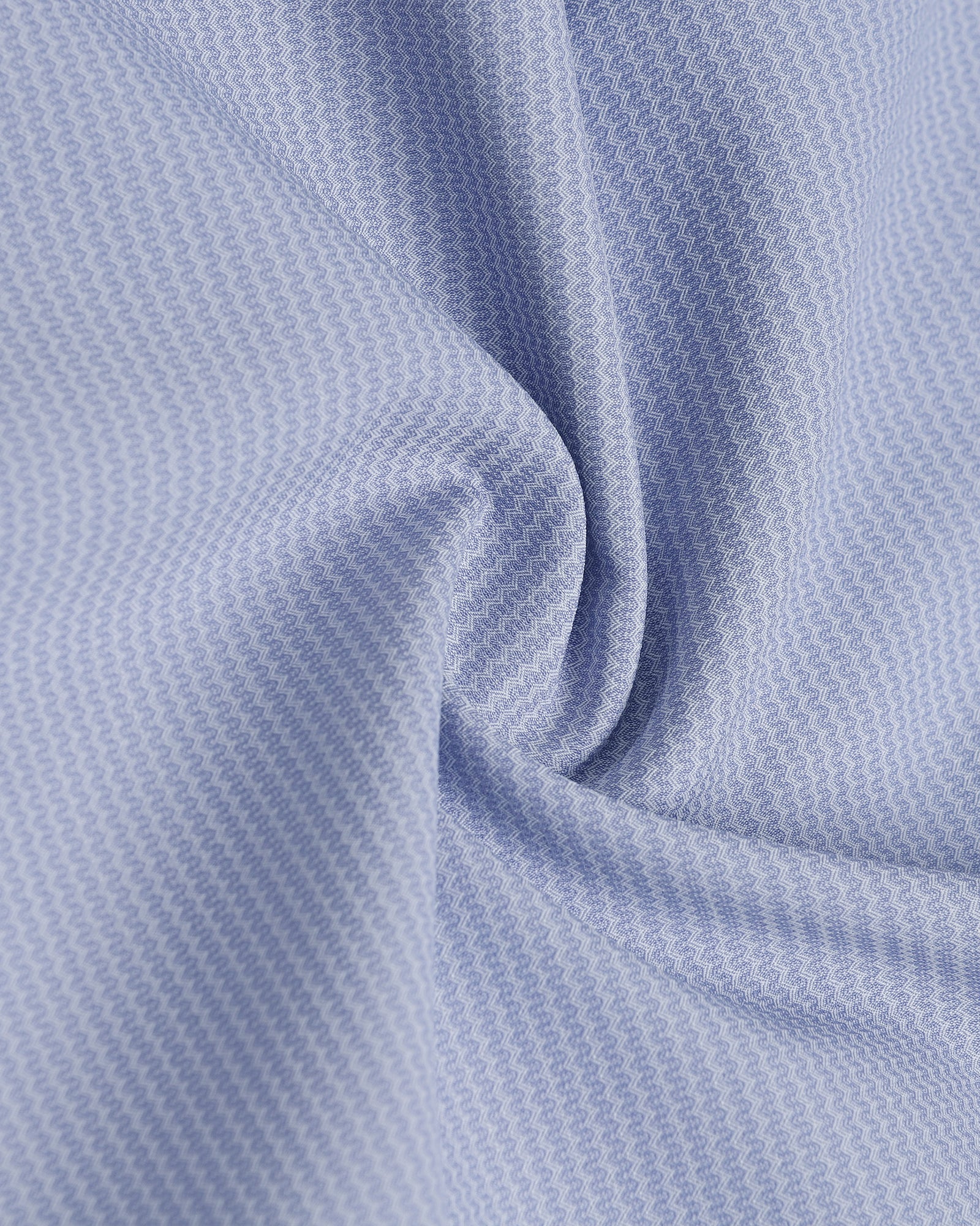 Blue Unwrinkle Textured Shirt - Sigma E