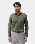 LONG SLEEVE INDIA FIT SOLID SHIRT