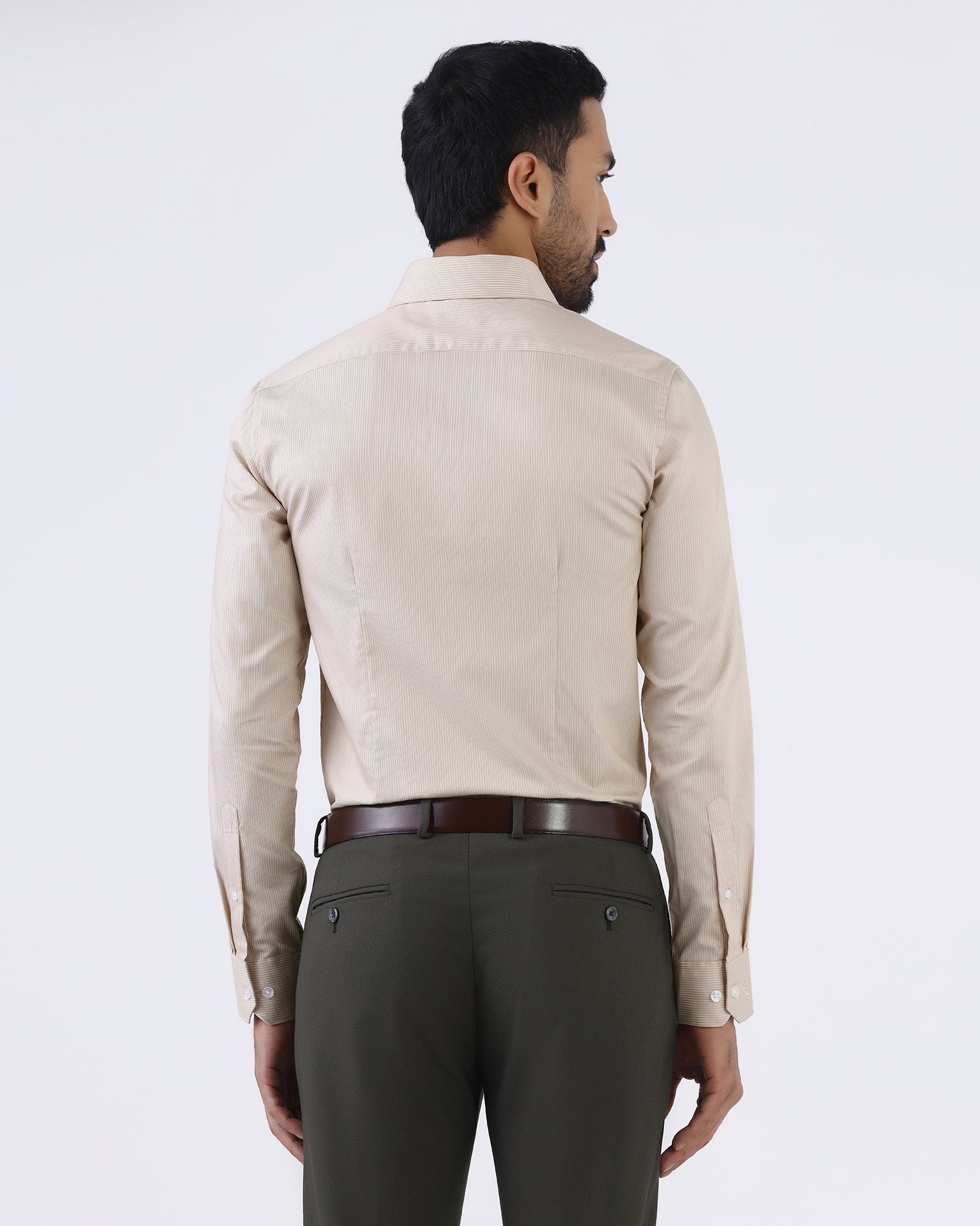 Khaki Formal Shirts - Disprin