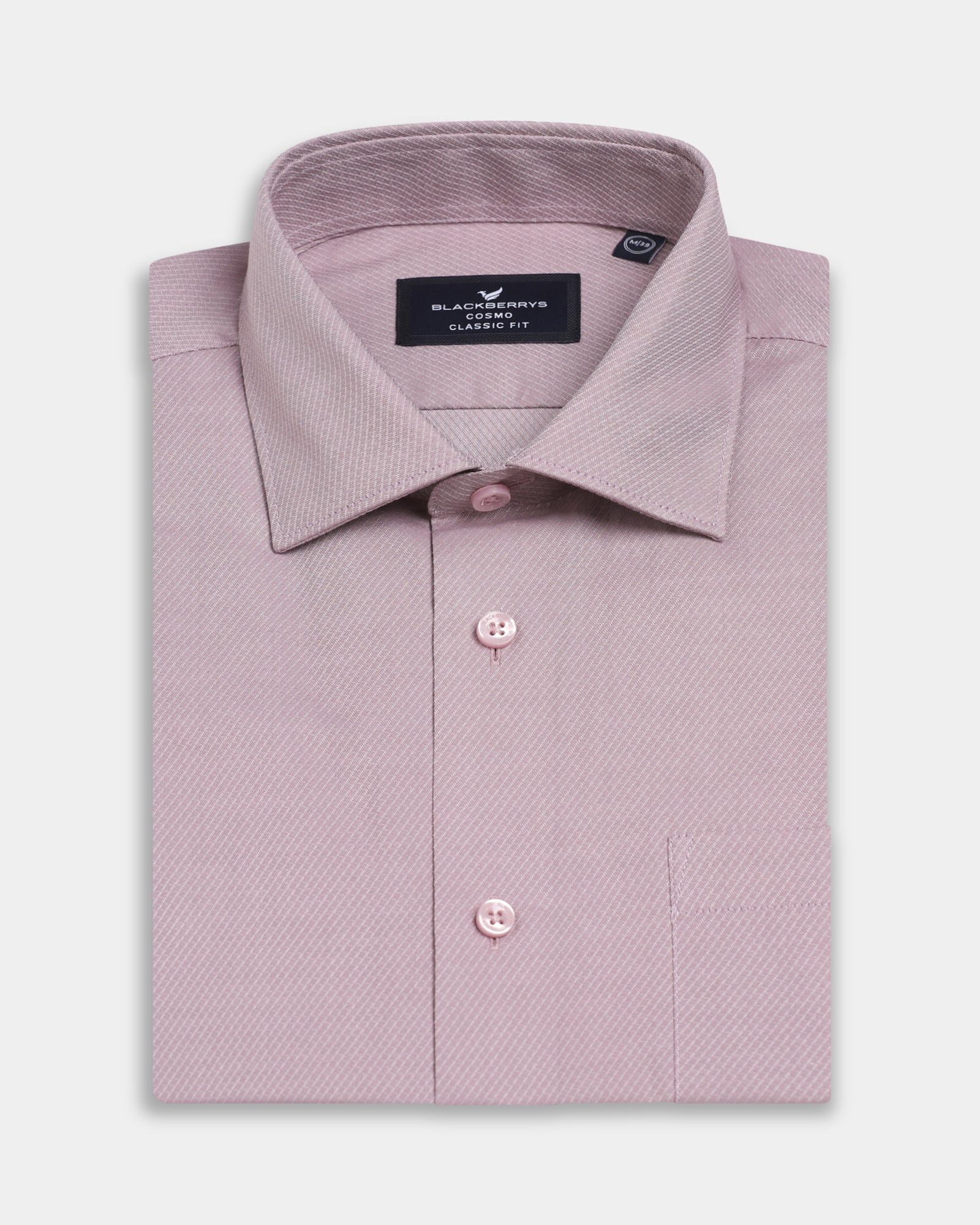 Dusty Pink Textured Shirt - Refri