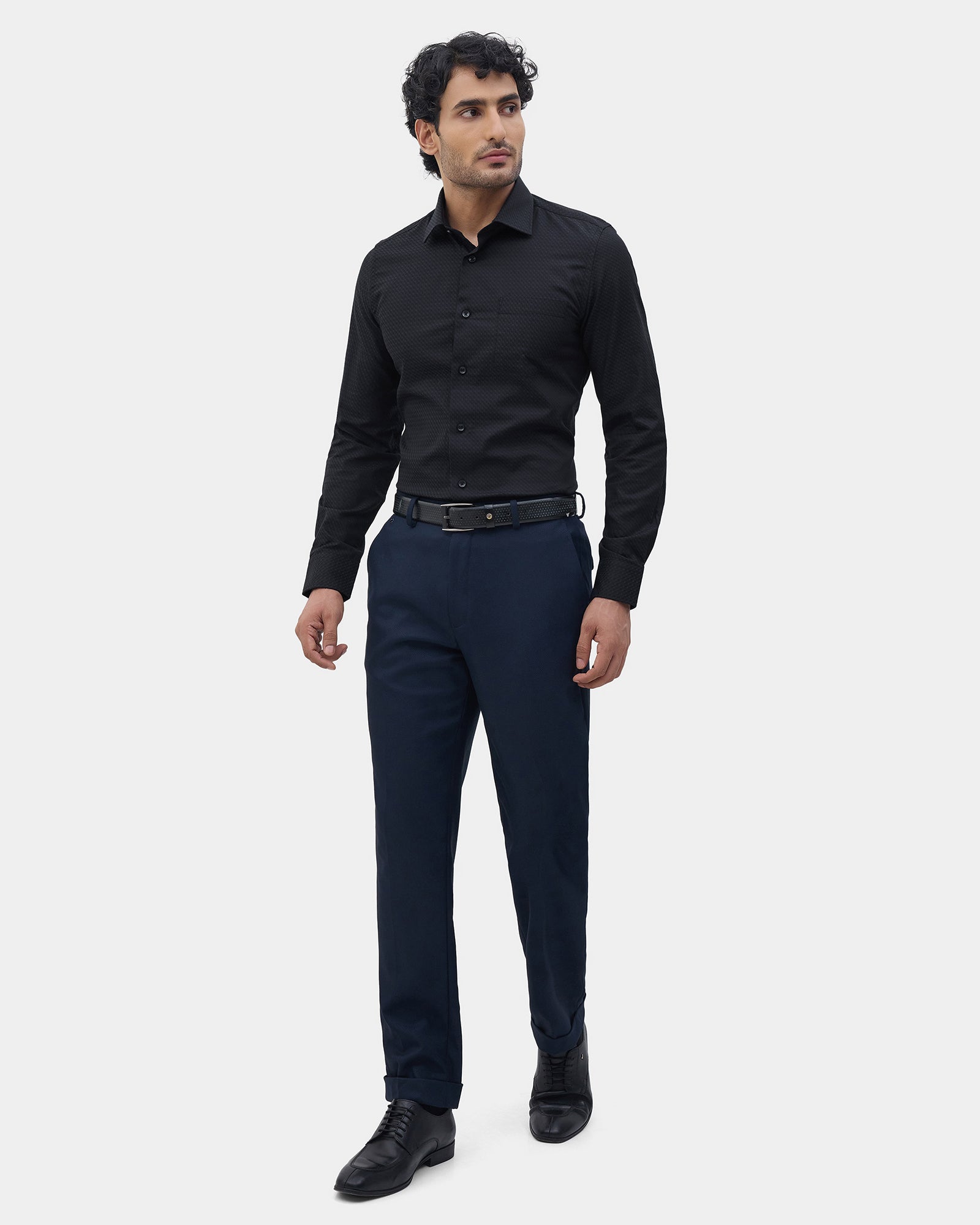 Black Jacquard Shirt - Purist