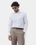 White Textured Shirt - Klarex