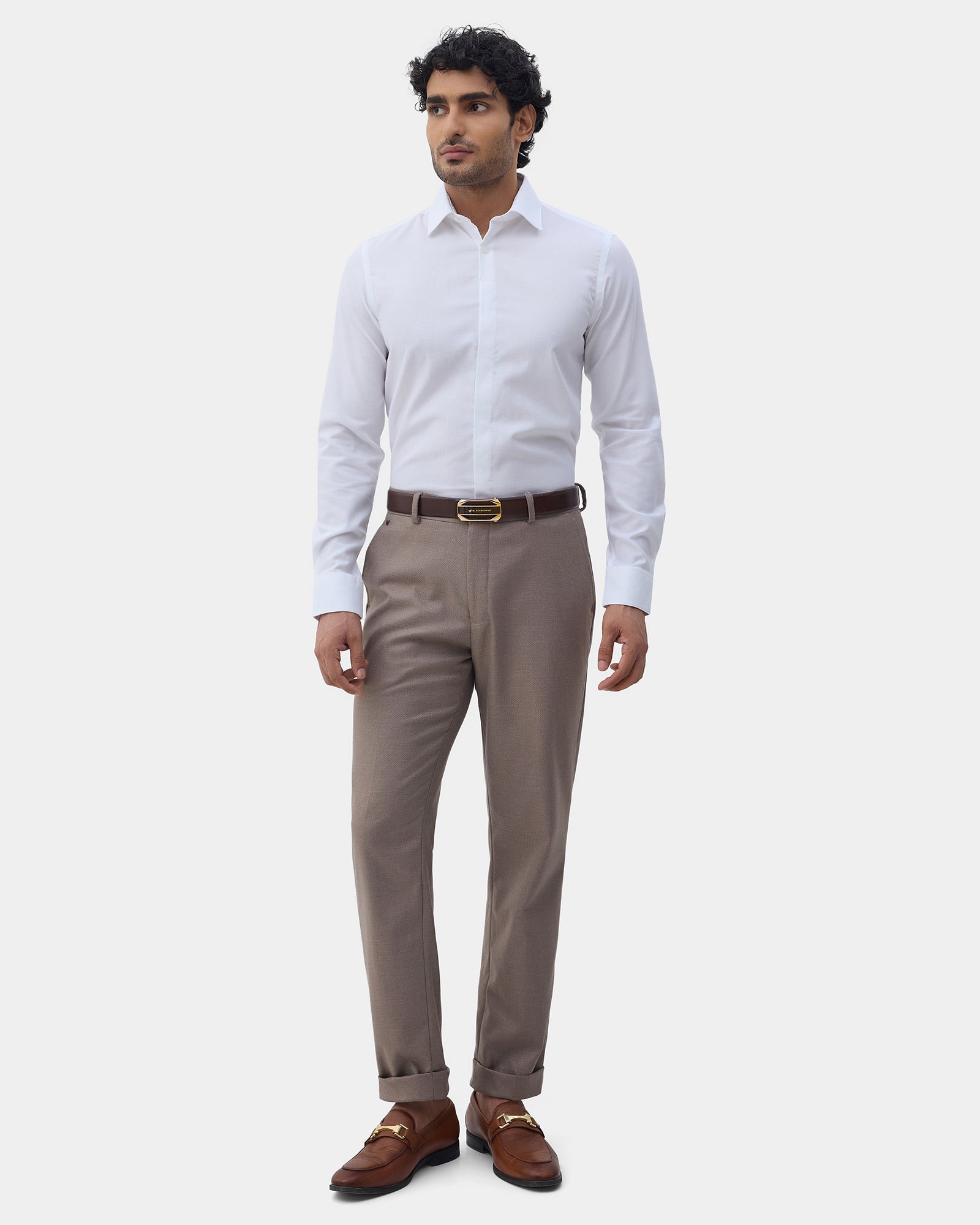 White Textured Shirt - Klarex