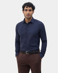 Navy Solid Shirt - Shephard