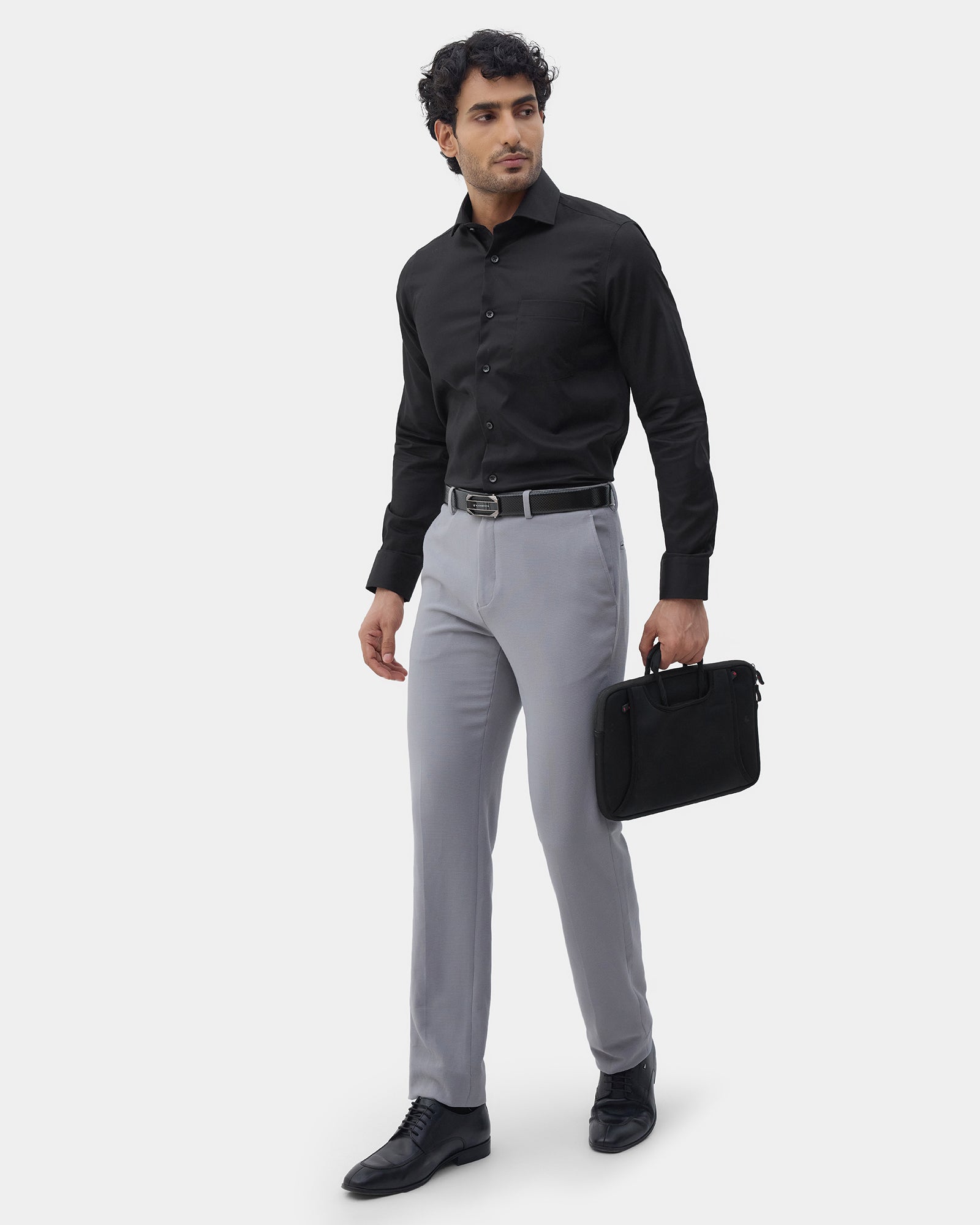 Black Textured Shirt - Klas
