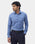 Mid Blue Textured Shirt - Claron
