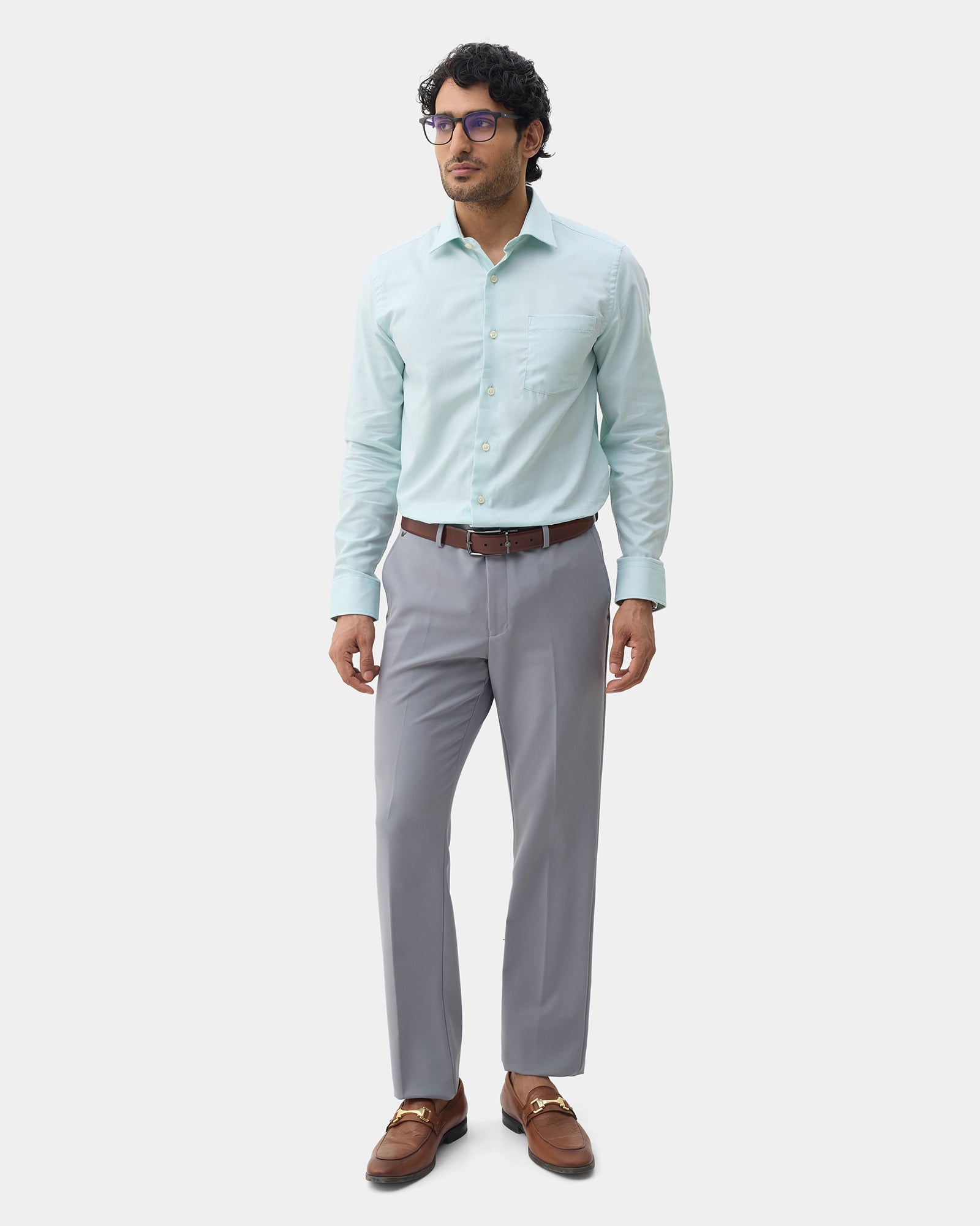 Mint Textured Shirt - Noven