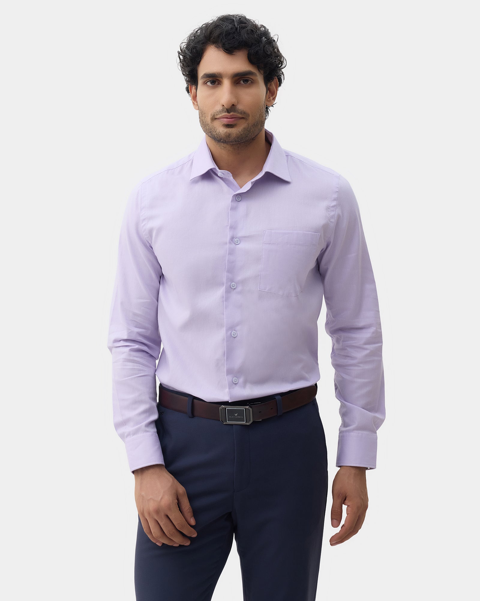 LONG SLEEVE INDIA FIT DOBBY SHIRT