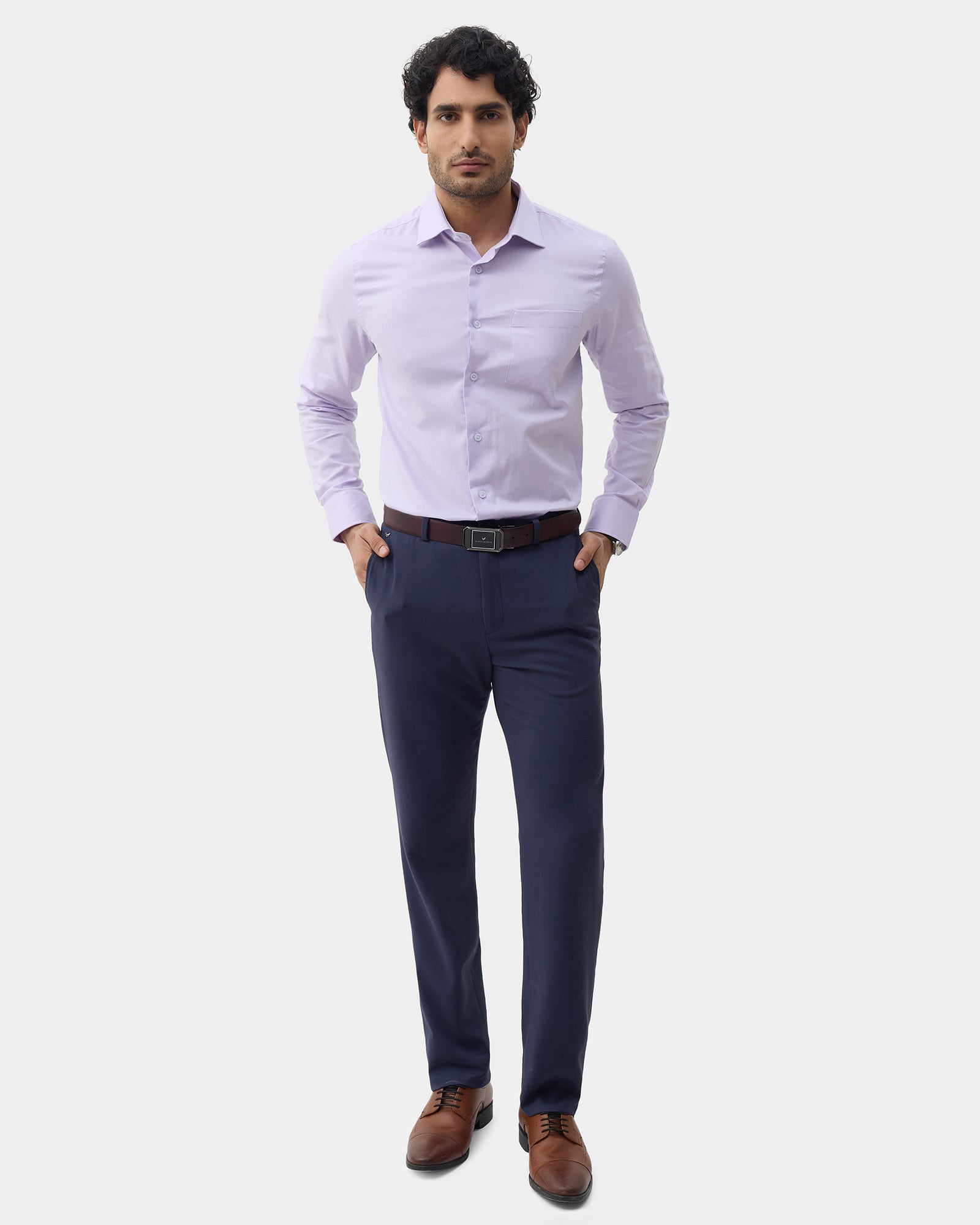 Lilac Textured Shirt - Noven