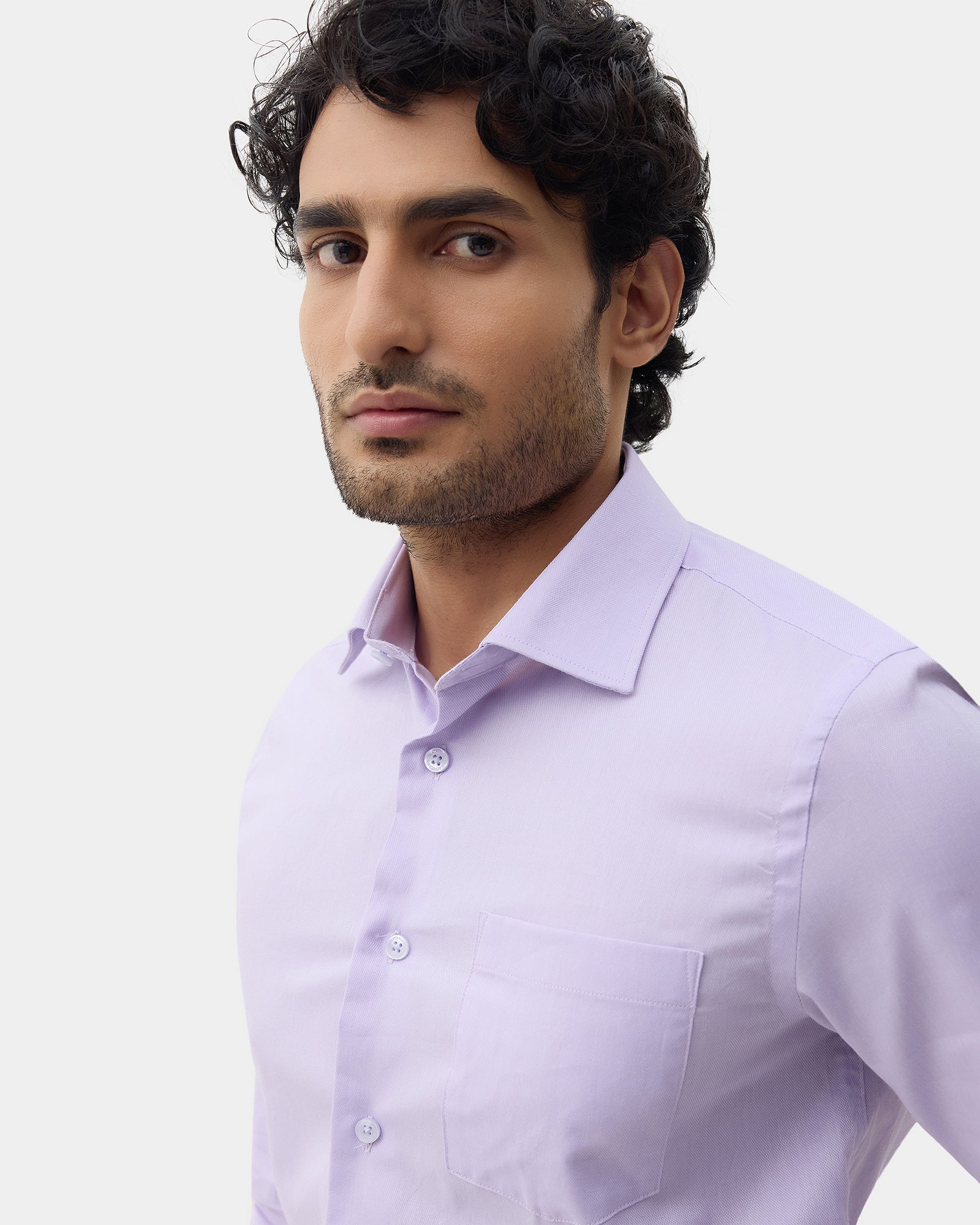 Lilac Textured Shirt - Noven