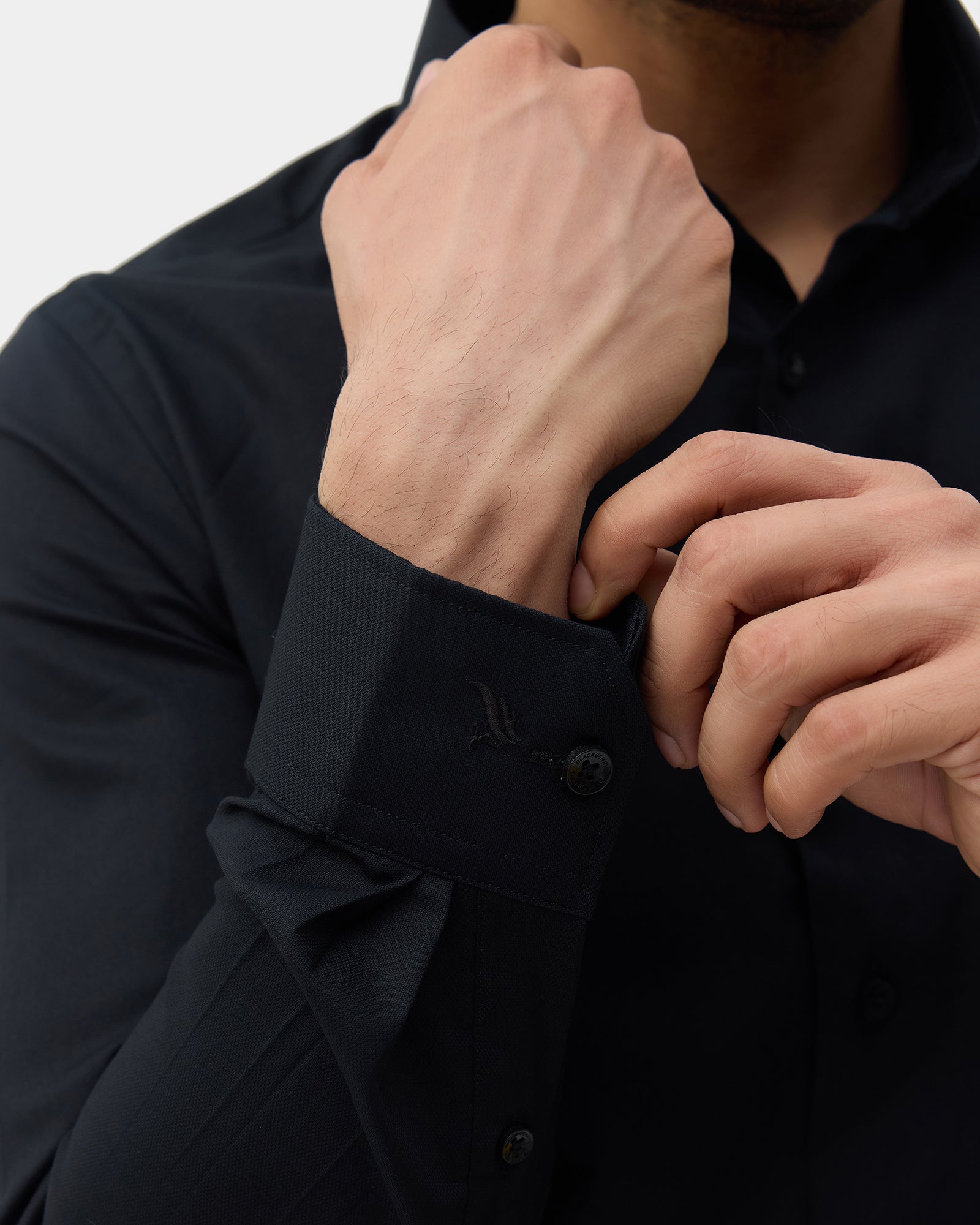 Black Textured Shirt - Noven