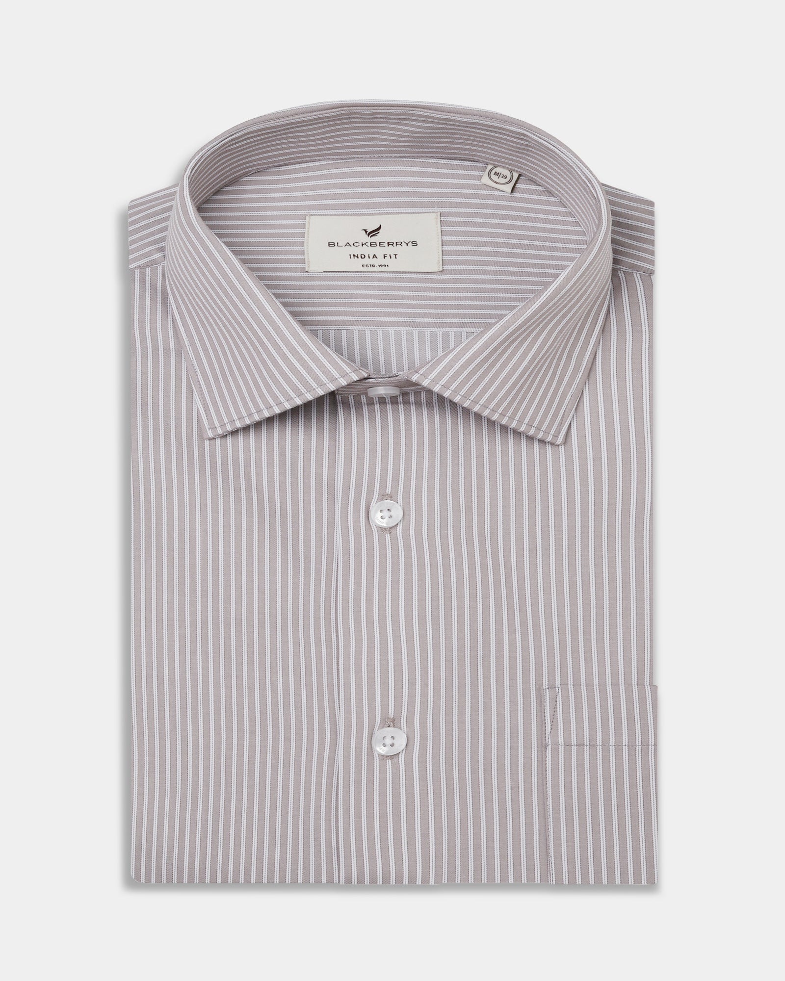 Beige Stripe Shirt - Foren