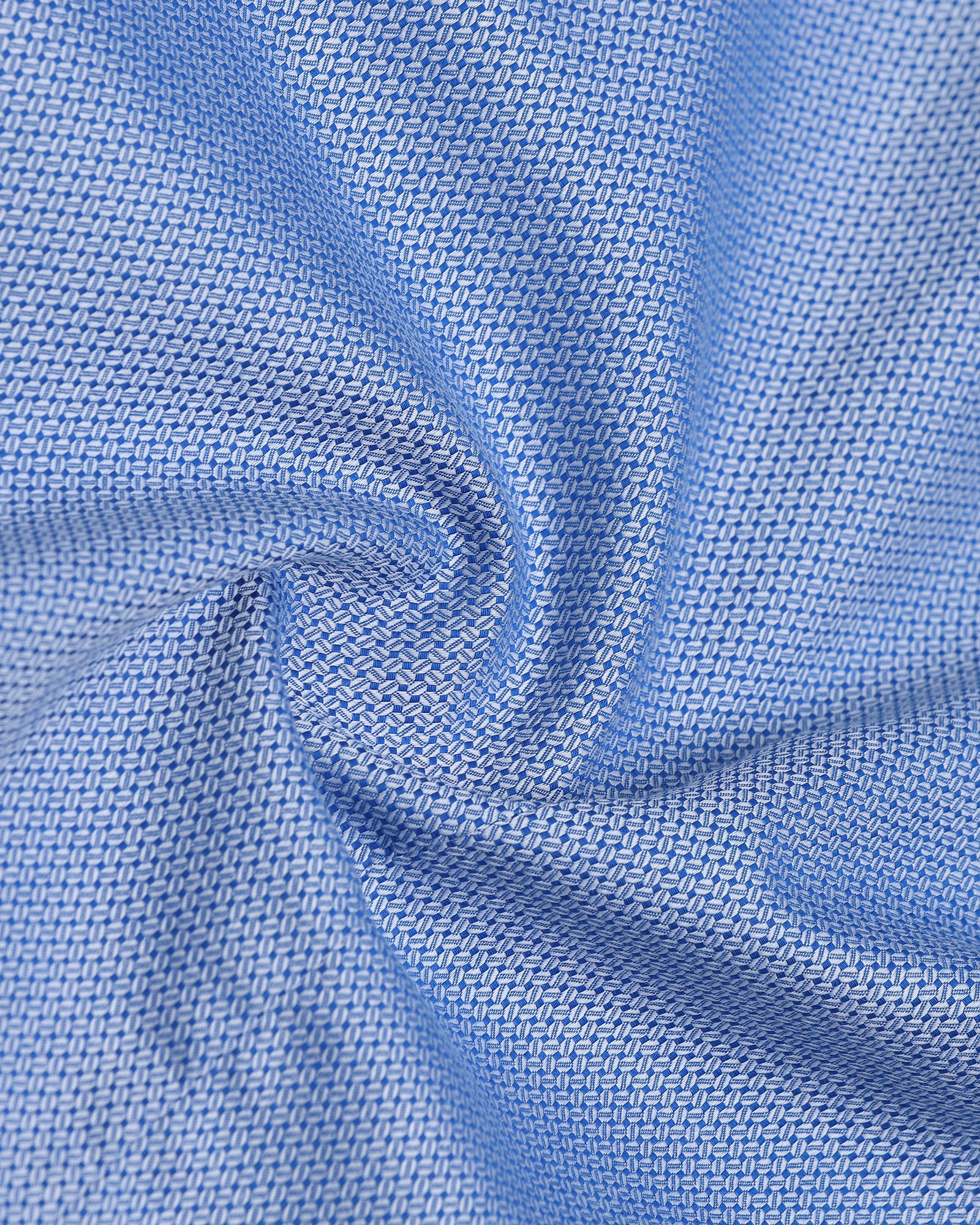 Mid Blue Textured Shirt - Maky
