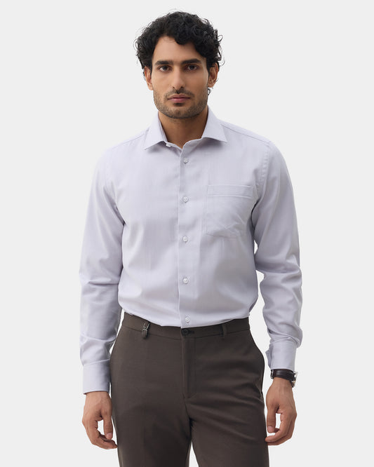 Grey Textured Shirt - Maky