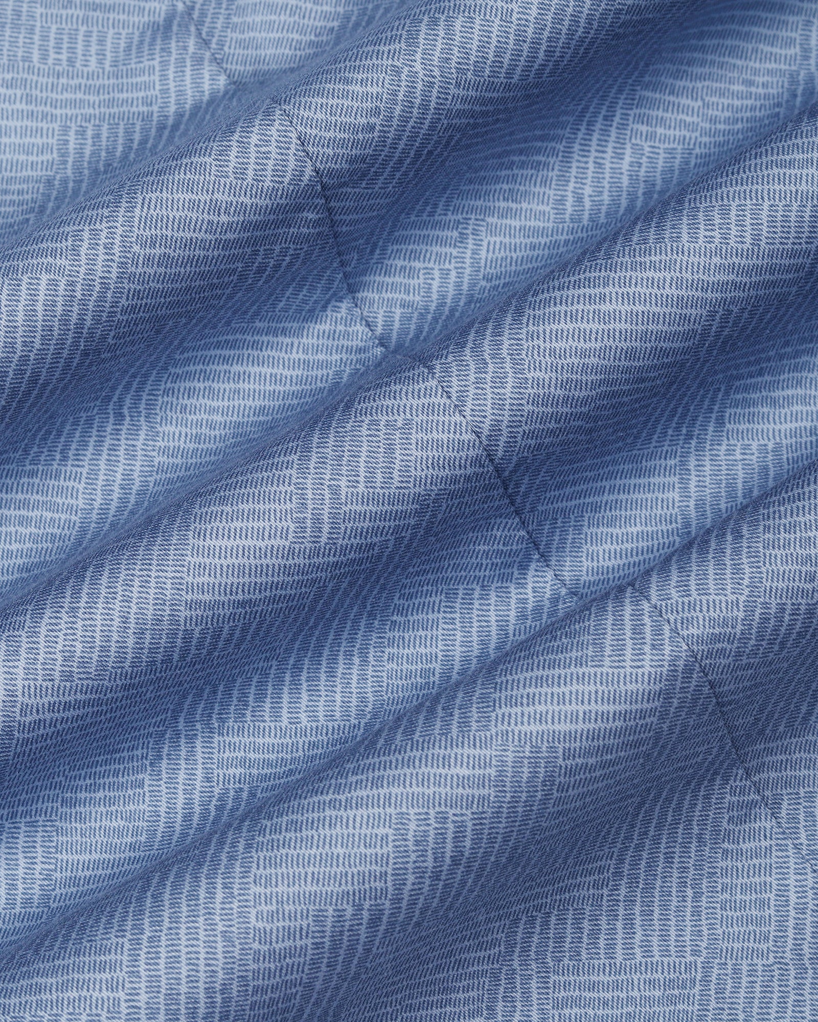 Blue Printed Shirt - Microbus